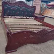 Classical Design Queen Size Bed with Drawer - 2