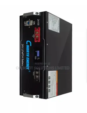 Cworth Energy 24V 100Ah LiFePO4 Solar Battery (2.56kWh)