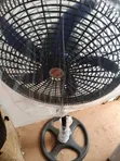 18-Inch Standing Fan - Black with Blue Blades - 2