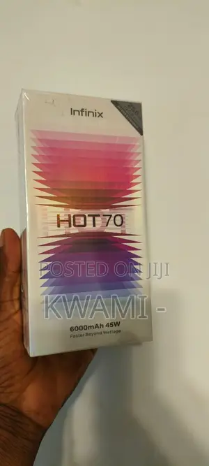 New Infinix Hot 70 256GB Black