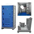 Flushable Mobile Toilet with Wash Hand Basin - 1