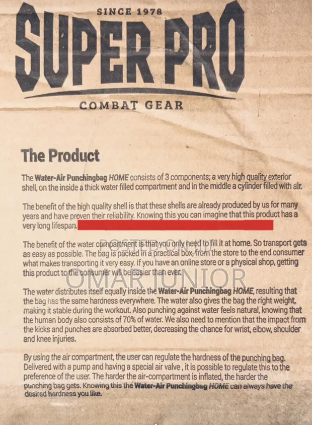Super Pro Hanging Punching Bag - 1
