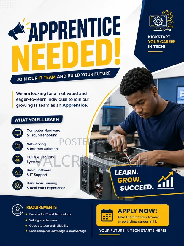IT Apprentice Needed - Dansoman - 1