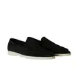 Loro Piana Summer Walk Loafers - Black Suede - 1