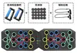 Multi-Functional Foldable Push-Up Board with Handles & Bands - 2