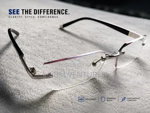 Rimeless Spectacle Frame - Black