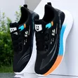 Unisex Black & Orange Sneakers - 2