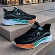 Unisex Black & Orange Sneakers - 3
