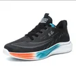 Unisex Black & Orange Sneakers - 4