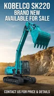 Kobelco SK220 XDLC Excavator - Brand New - 2