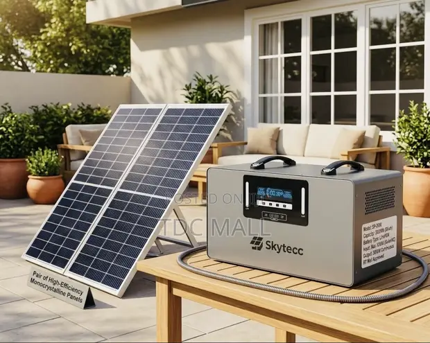 3Kwh LifePO4 Solar Energy Power Station - 1