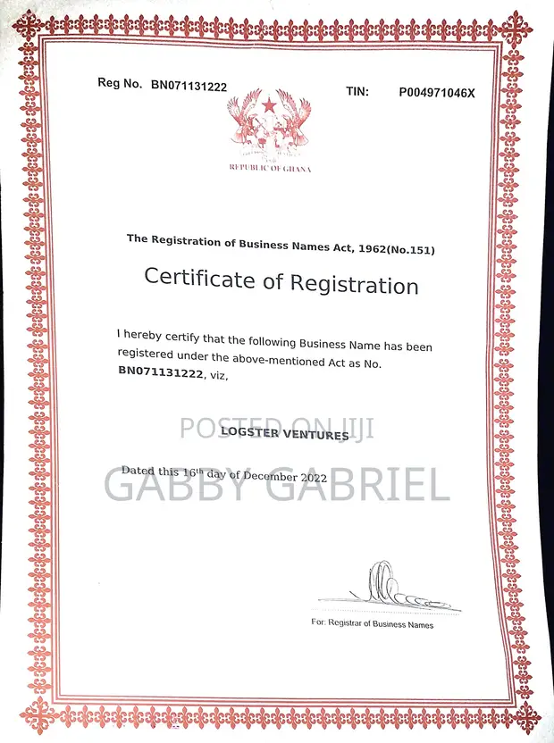 Company Registration Services - Kasoa - 1