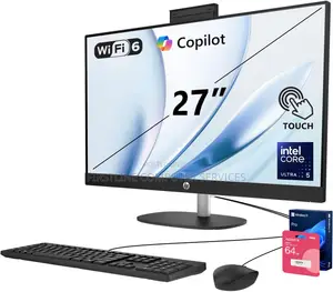HP AiO 24 Desktop Computer - Intel Core Ultra 5, 16GB RAM, 512GB SSD