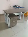 120x60cm Office Table with Cabinets - 1