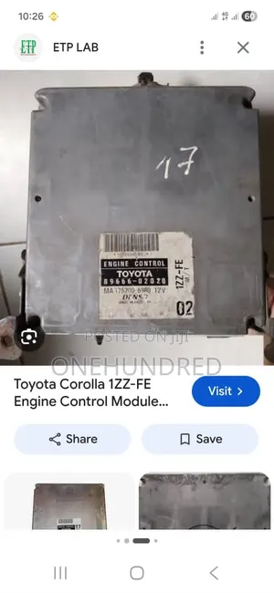 Toyota Rav 4 Control Board (1999)