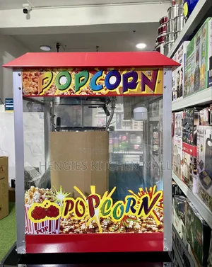 Commercial Popcorn Machine with Warmer