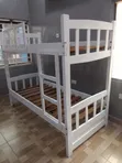 White Single Bunk Bed - 3