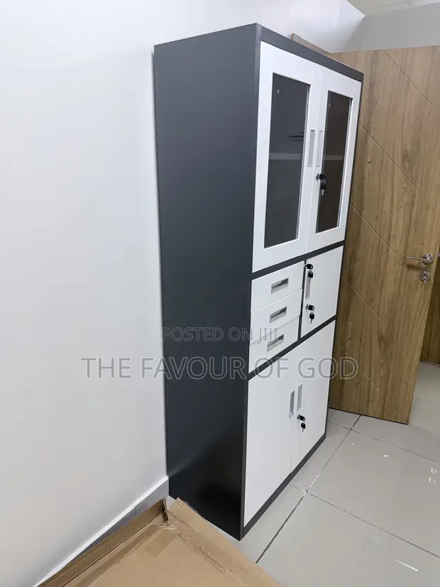 Authentic Metal Cabinet with Safe - Brand New - 1