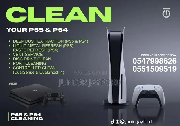 PS4/PS5 Deep Cleaning & Thermal Maintenance - 1