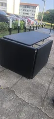 8-Seater Foldable Table - Black - 1