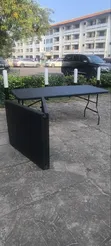 8-Seater Foldable Table - Black - 3