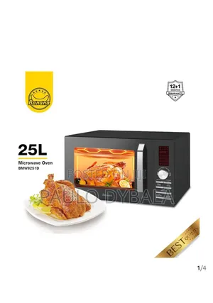 Eurosonic Smart Digital Microwave Oven (25L, 1000W Grill)