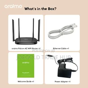 Oraimo Falcon AC Dual Band WiFi 5 Router (2.4G + 5G)