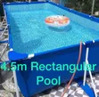 Intex 4.5m Rectangular Above Ground Pool - 1