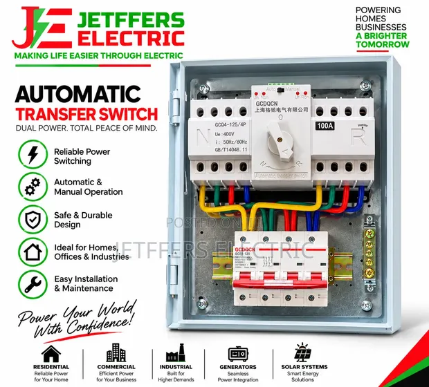 Dual Power Auto/Manual Changeover Switch - 1