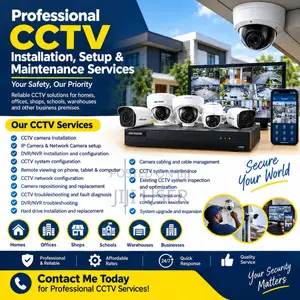 Professional CCTV Installation, Setup & Maintenance