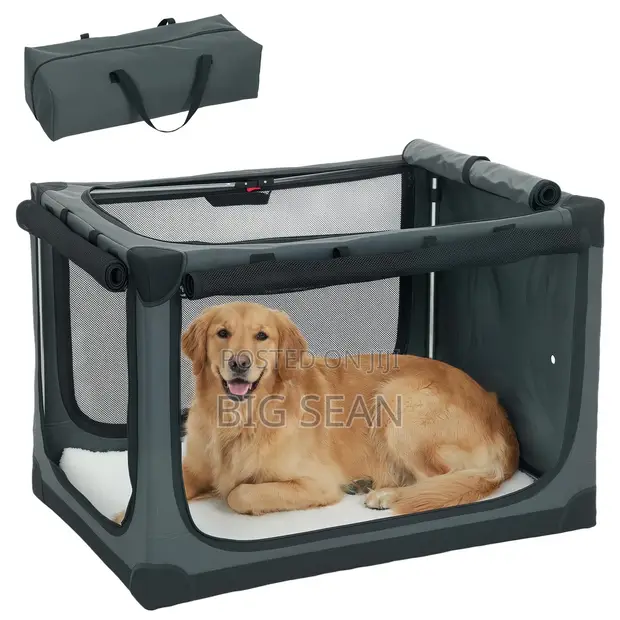PawHut Collapsible Dog Cage for Dogs and Cats - 1