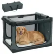 PawHut Collapsible Dog Cage for Dogs and Cats - 1