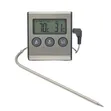 Digital Kitchen Oven Thermometer with Probe and Timer - 2