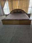 Double Bed with Orthopedic Mattress & Side Cupboards - 2