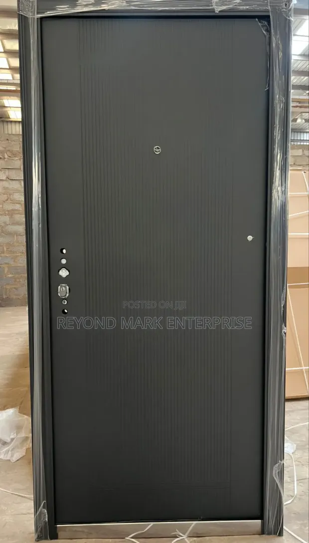 Brand New Stainless Steel Security Door - Black - 1