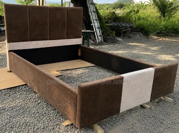Zuo Modern Double Bed Frame - Brown - 1