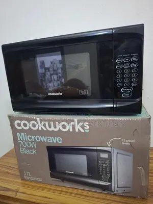 Cookworks 17L Digital Microwave - Black/Red (UK Import)