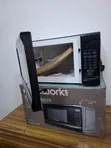 Cookworks 17L Digital Microwave - Black/Red (UK Import) - 2