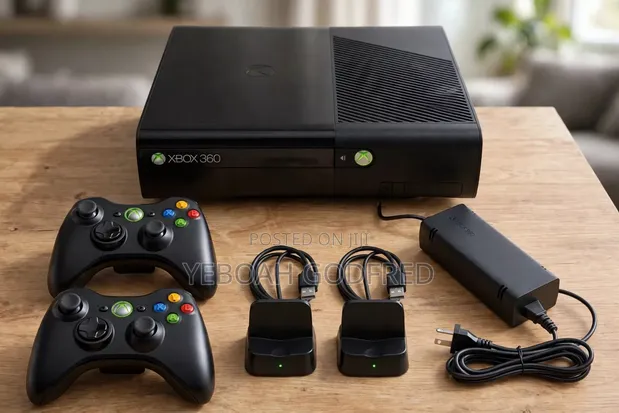 Xbox 360E Console with 2 Controllers - 1