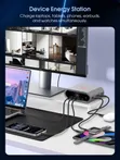 LDNIO 100W 8-Port Desktop Charger with TFT Display - 4
