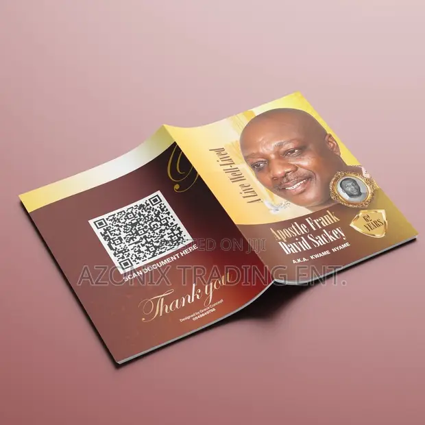 Funeral Books and Brochures Printing - 1
