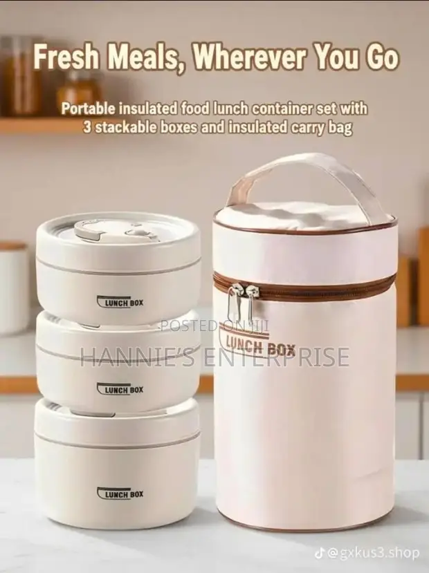 Portable Insulated Food Container Set - 1