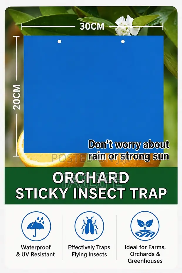 Yellow Blue Sticky Insect Traps - Waterproof - 1
