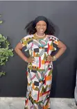 African Print Long Dress - Kipsta - 5