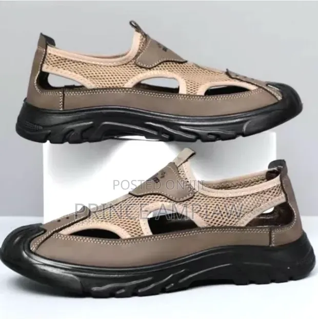 Men's Vangelo Breathable Sandals - Brown, Size 45 - 1