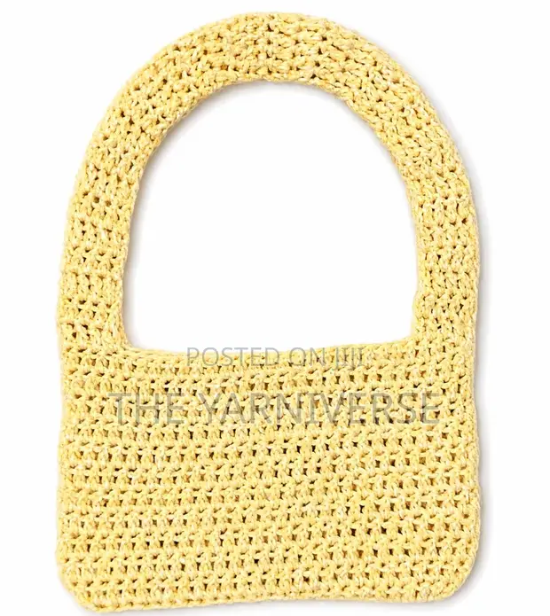 Handmade Crochet Shoulder Bag - 1