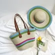 Woven Bag and Hat Set - 3