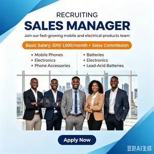 Sales Manager Position Vacant - Electronics Wholesale