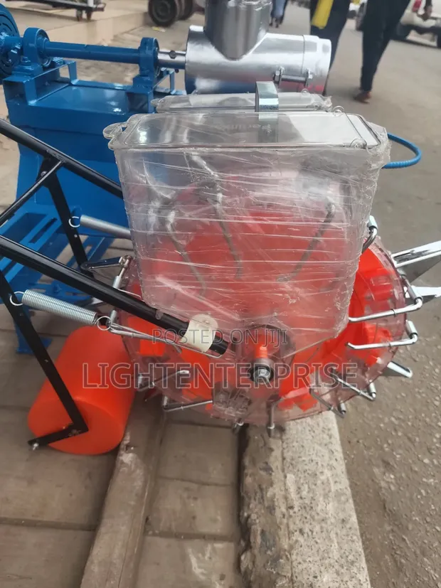 2-in-1 Precision Seed & Fertilizer Planter | Hand Push Seeder - 1