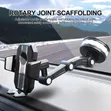 Car Mobile Phone Holder with Suction Cup & Vent Clip - 2